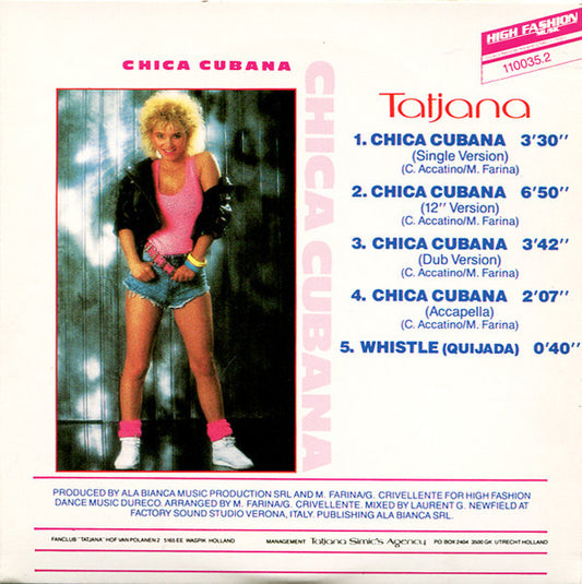 Tatjana : Chica Cubana (CD, Maxi, Sil)