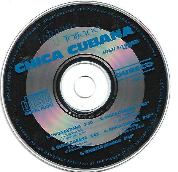 Tatjana : Chica Cubana (CD, Maxi, Sil)