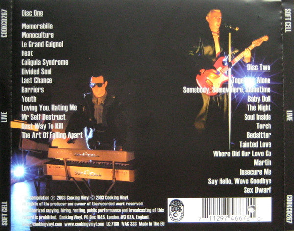 Soft Cell : Live (2xCD, Album)