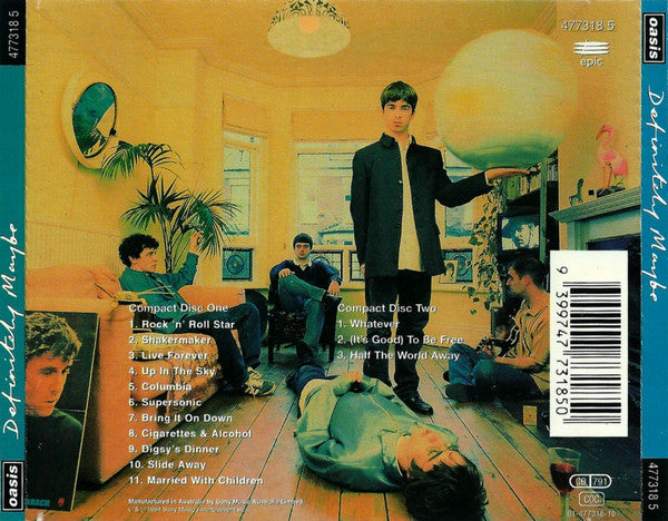 Oasis (2) : Definitely Maybe (CD, Album + CD, Single + Ltd)