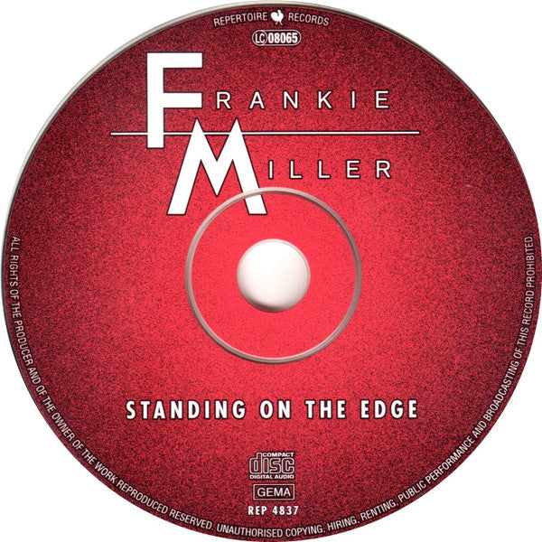 Frankie Miller : Standing On The Edge (CD, Album)