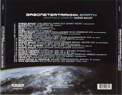 Marco Bailey : Gazometertraxxx Earth (CD, Comp, Mixed, Jew)