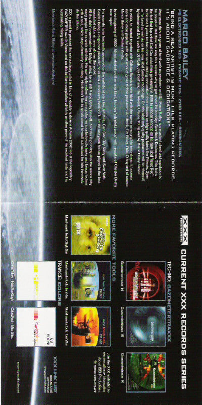 Marco Bailey : Gazometertraxxx Earth (CD, Comp, Mixed, Jew)