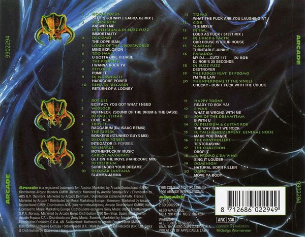 Various : Thunderdome XII (Caught In The Web Of Death) (2xCD, Comp, Dou)