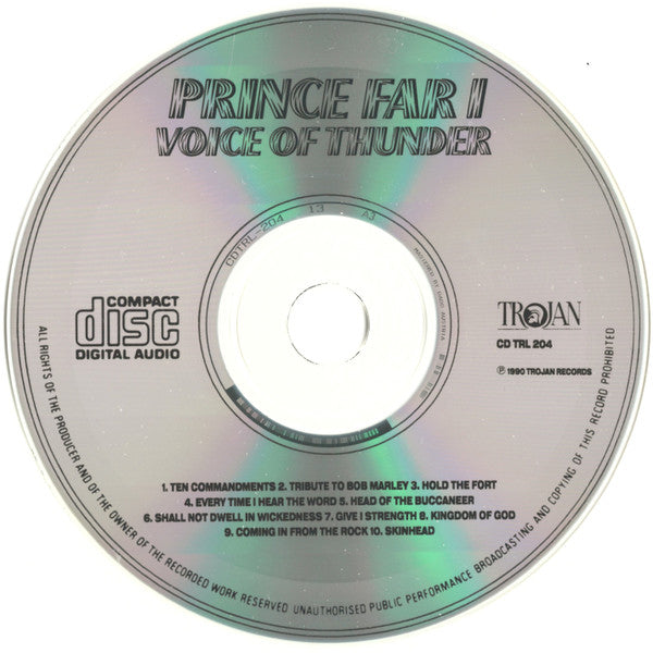 Prince Far I : Voice Of Thunder (CD, Album, RE)