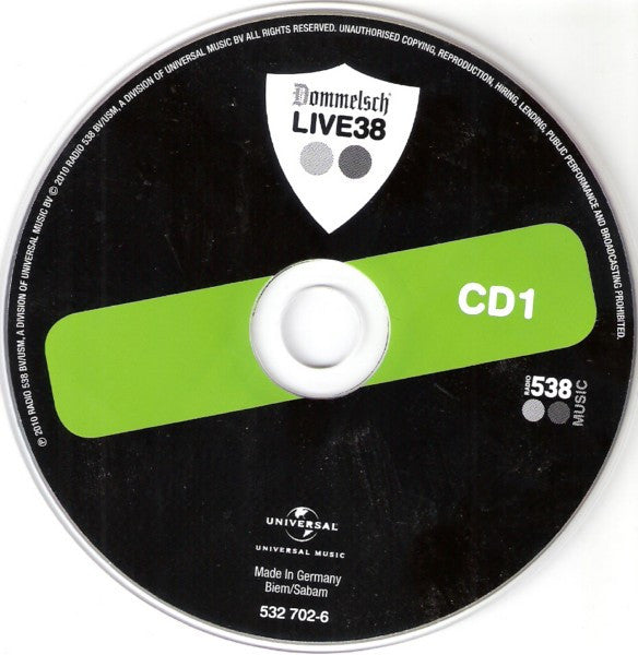 Various : Dommelsch Live 38 (2xCD, Comp)