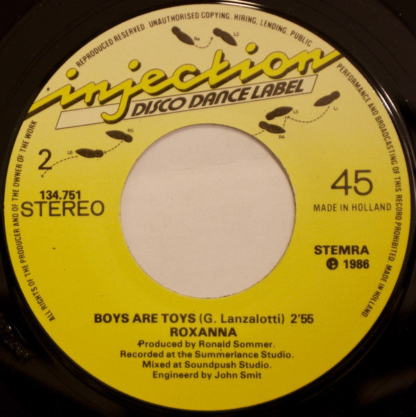 Roxanna : More Smoke Than Fire (7", Single)