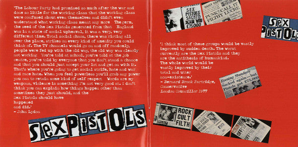 Sex Pistols : The Filth And The Fury - A Sex Pistols Film (2xCD, Comp)