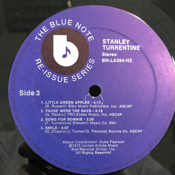 Stanley Turrentine : Stanley Turrentine (2xLP, Comp, Gat)