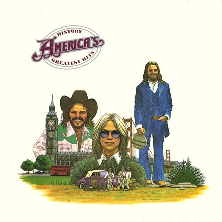 America (2) : History - America's Greatest Hits (LP, Comp)
