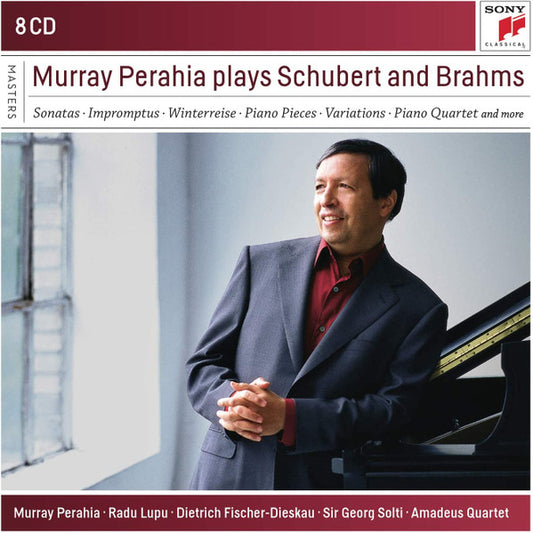 Franz Schubert, Johannes Brahms - Murray Perahia · Radu Lupu · Dietrich Fischer-Dieskau · Georg Solti · Amadeus-Quartett : Murray Perahia Plays Schubert And Brahms: Sonatas · Impromptus · Winterreise · Piano Pieces · Variations · Piano Quartet And More (8xCD, Comp, RE, Car + Box, Comp)