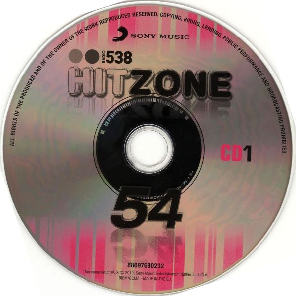 Various : Radio 538 Hitzone 54 (2xCD, Comp)