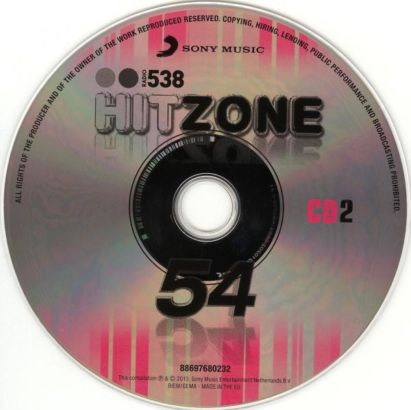 Various : Radio 538 Hitzone 54 (2xCD, Comp)