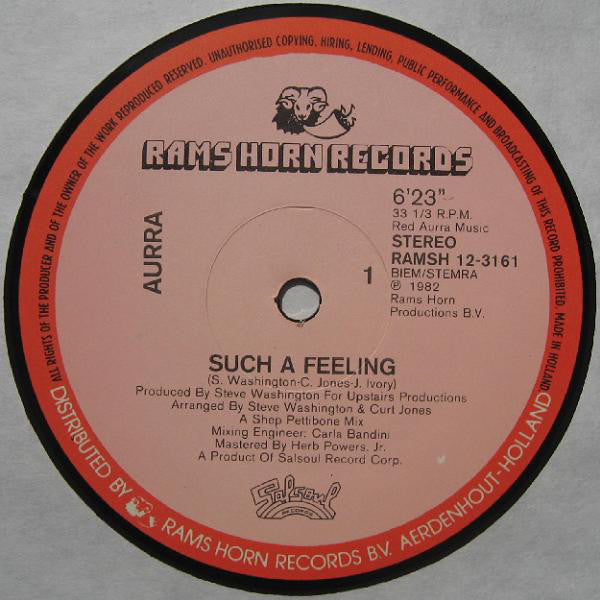 Aurra : Such A Feeling (12", Single)