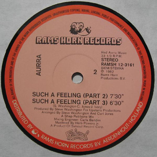 Aurra : Such A Feeling (12", Single)