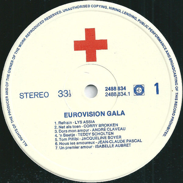 Various : Eurovision Gala - 29 Winners - 29 Worldsuccesses (2xLP, Comp)