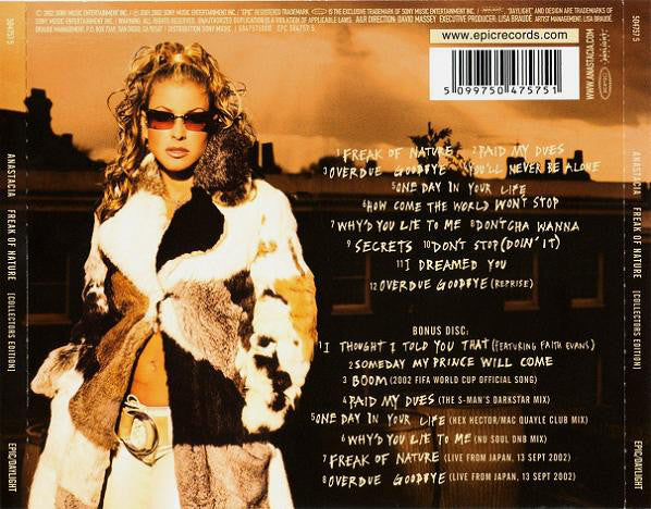 Anastacia : Freak Of Nature [Collectors Edition] (2xCD, Album, Ltd, Col)
