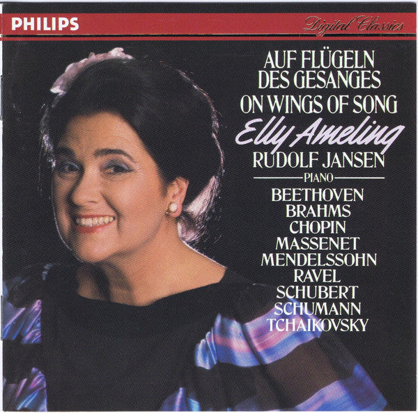 Elly Ameling, Rudolf Jansen : Auf Flügeln Des Gesanges (CD)
