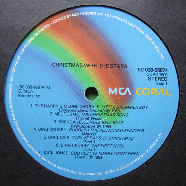 Various : Christmas With The Stars (LP, Comp)