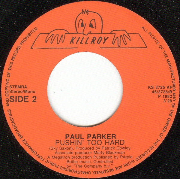 Paul Parker : Right On Target (7")