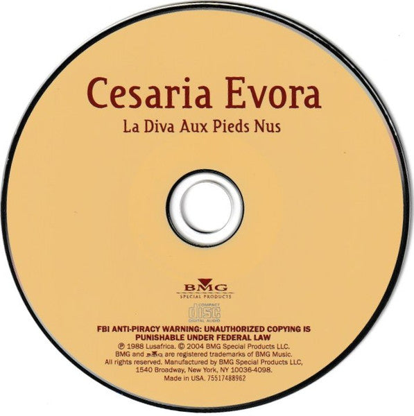 Cesaria Evora : La Diva Aux Pieds Nus (CD, Album)