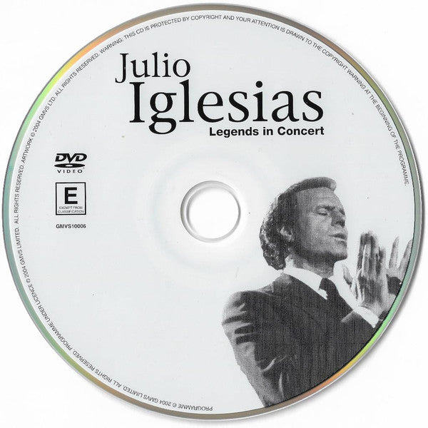 Julio Iglesias : Legends In Concert (DVD-V)