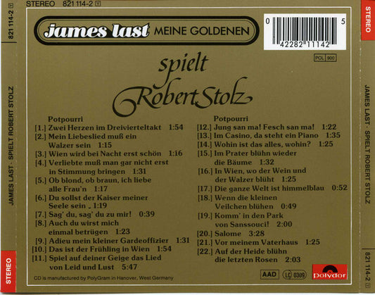 James Last : James Last Spielt Robert Stolz (CD, Album, RE)