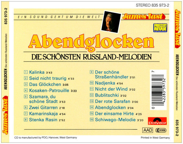 James Last : Abendglocken - Die Schönsten Russland-Melodien (CD, Comp)