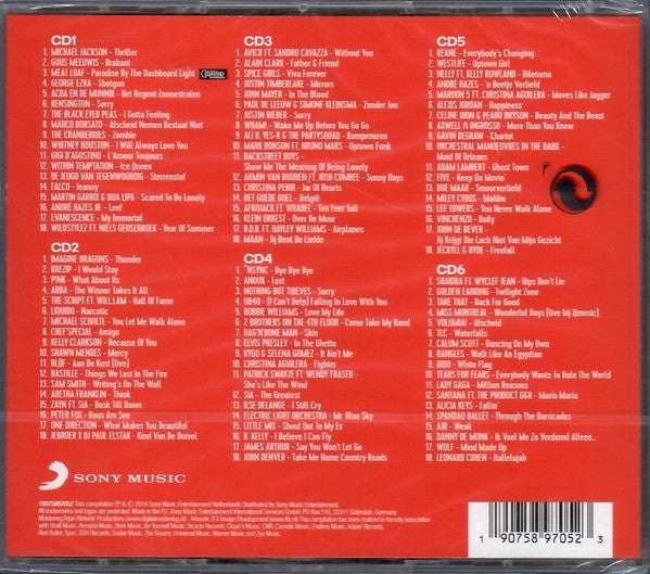 Various : QMusic Top 1000 - 2018  (6xCD, Comp)