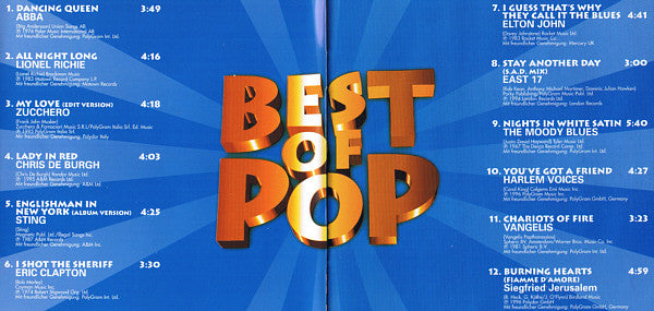 Various : Best Of Pop (CD, Comp)