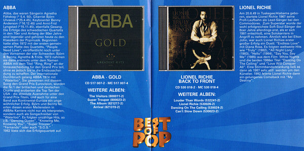 Various : Best Of Pop (CD, Comp)