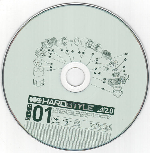 Various : ID&T Hardstyle Version 2.0 (2xCD, Mixed)
