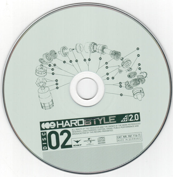 Various : ID&T Hardstyle Version 2.0 (2xCD, Mixed)