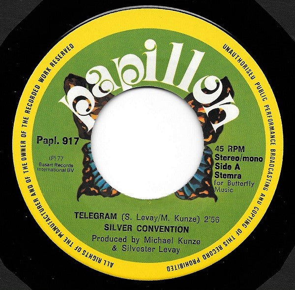 Silver Convention : Telegram (7", Single)