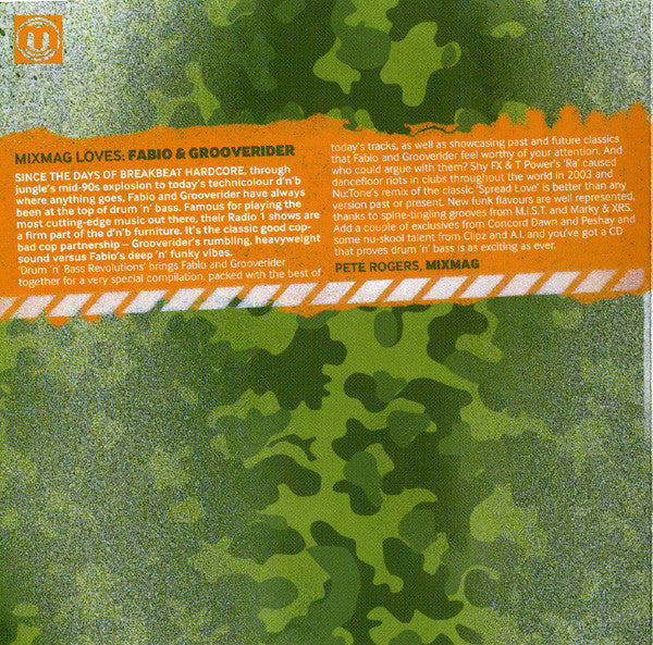 Fabio & Grooverider : Drum + Bass Revolution (CD, Mixed)