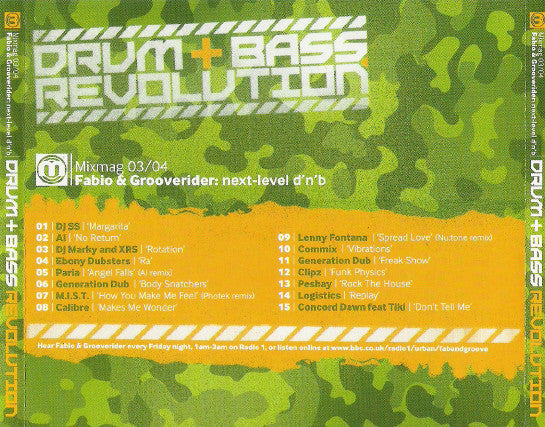 Fabio & Grooverider : Drum + Bass Revolution (CD, Mixed)