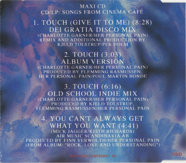Her Personal Pain : Touch (CD, Maxi)