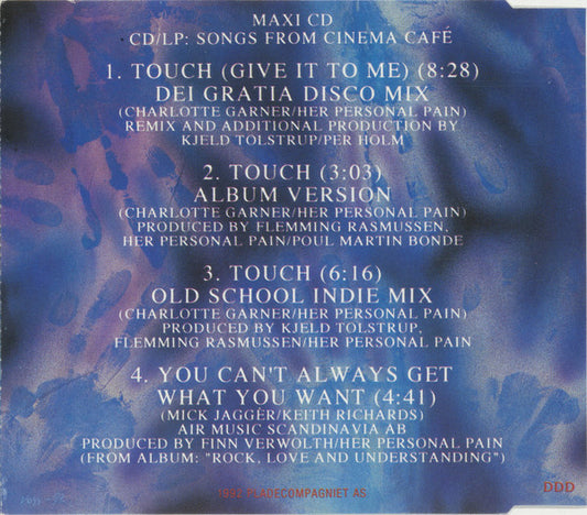 Her Personal Pain : Touch (CD, Maxi)