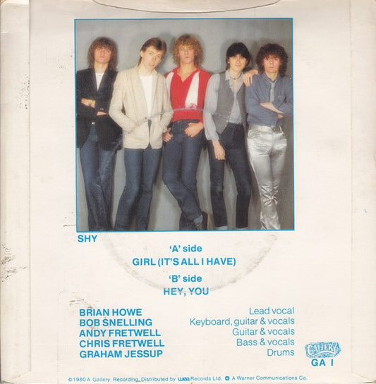 Shy (10) : Girl (It's All I Have) (7")