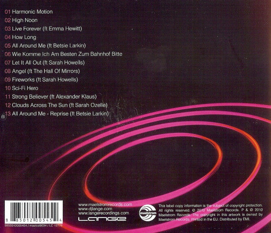 Lange : Harmonic Motion (CD, Album)