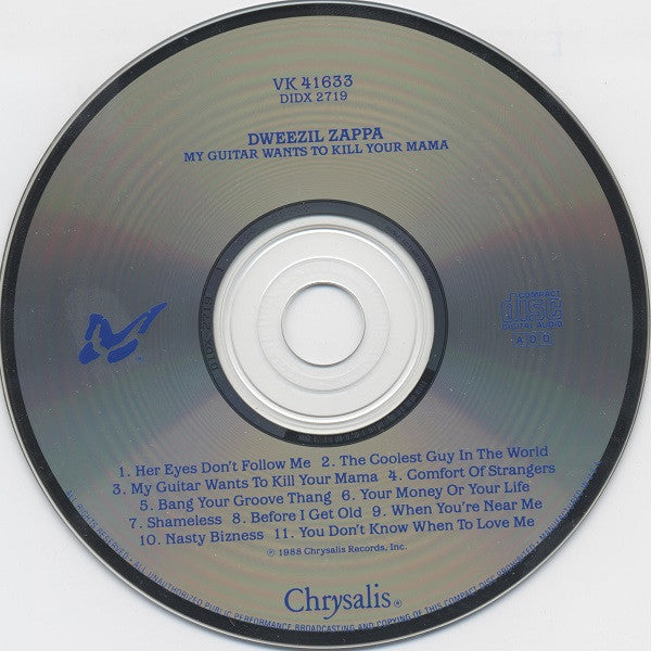 Dweezil Zappa : My Guitar Wants To Kill Your Mama... (CD, Album)