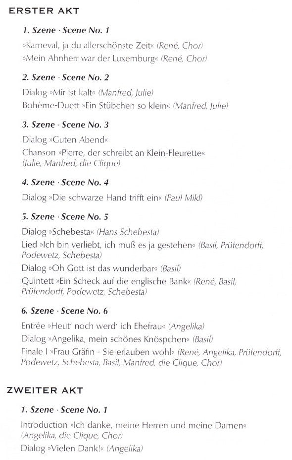 Franz Lehár : Der Graf von Luxemburg (DVD-V, NTSC)