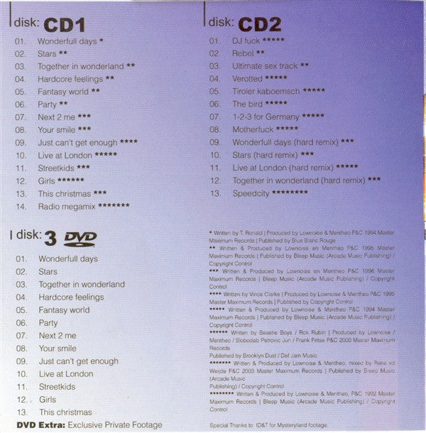 Charly Lownoise & Mental Theo : Speedcity (2xCD, Comp + DVD, Comp)