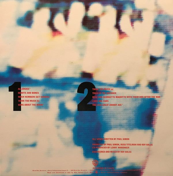 Paul Simon : Hearts And Bones (LP, Album)