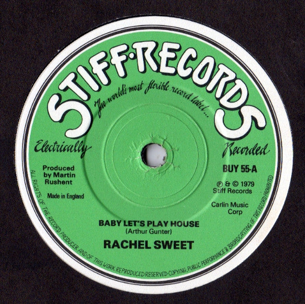 Rachel Sweet : Baby Let's Play House (7", Single)