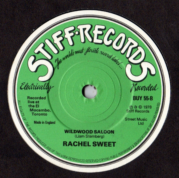 Rachel Sweet : Baby Let's Play House (7", Single)