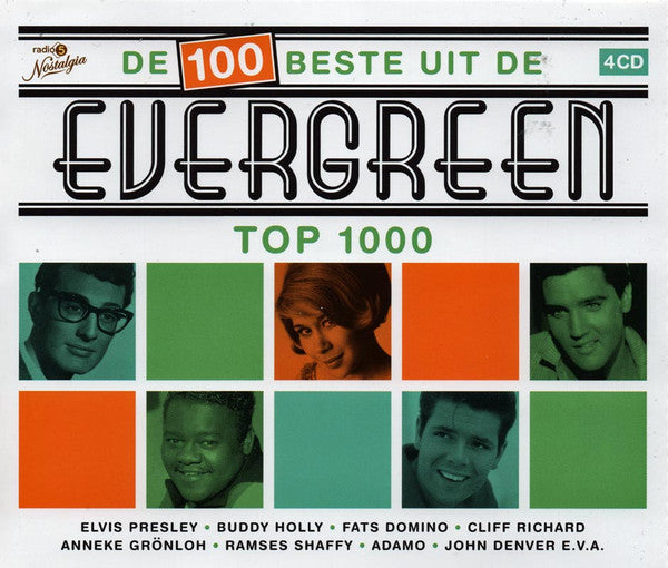 Various : De 100 Beste Uit De Evergreen Top 1000 (4xCD, Comp)