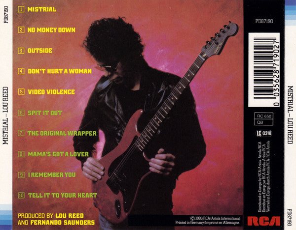 Lou Reed : Mistrial (CD, Album)