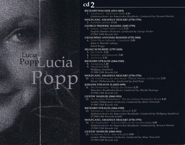 Lucia Popp : Lucia Popp (2xCD, Comp, RE)