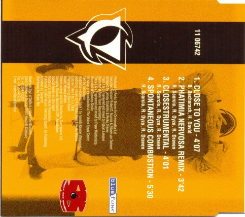 Dal Scorcio Featuring Ivanildo Kembel : Close To You (CD, Maxi)